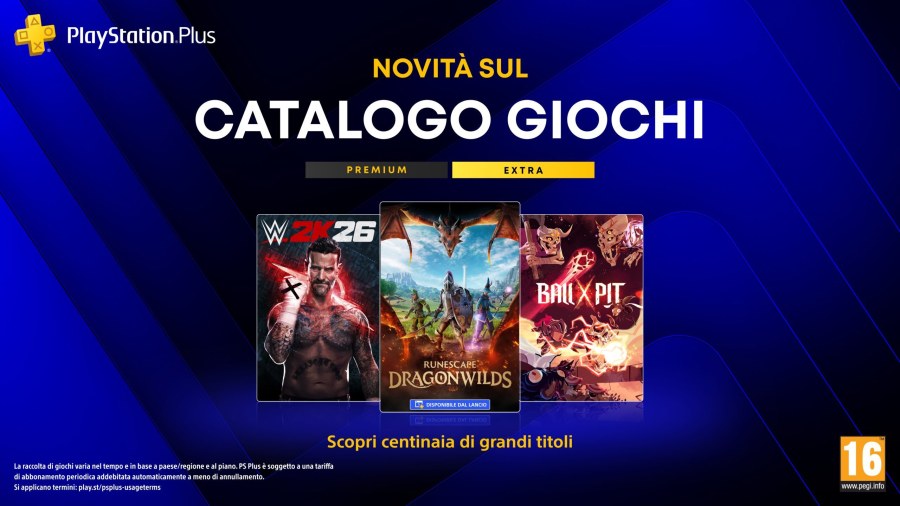PlayStation Plus Settembre 2026: WWE 2K26 e RuneScape nel catalogo